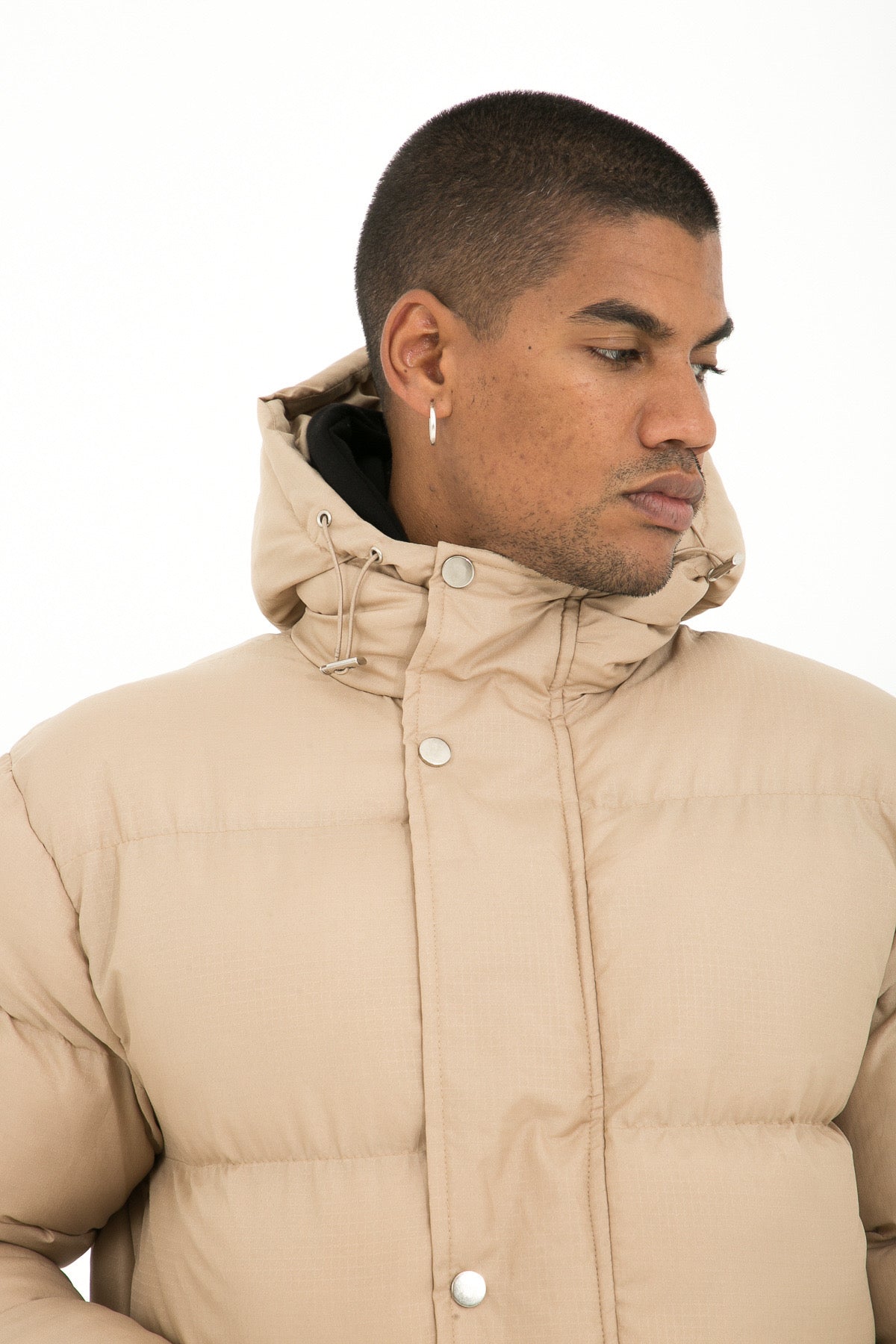 Parka Doudoune longue beige