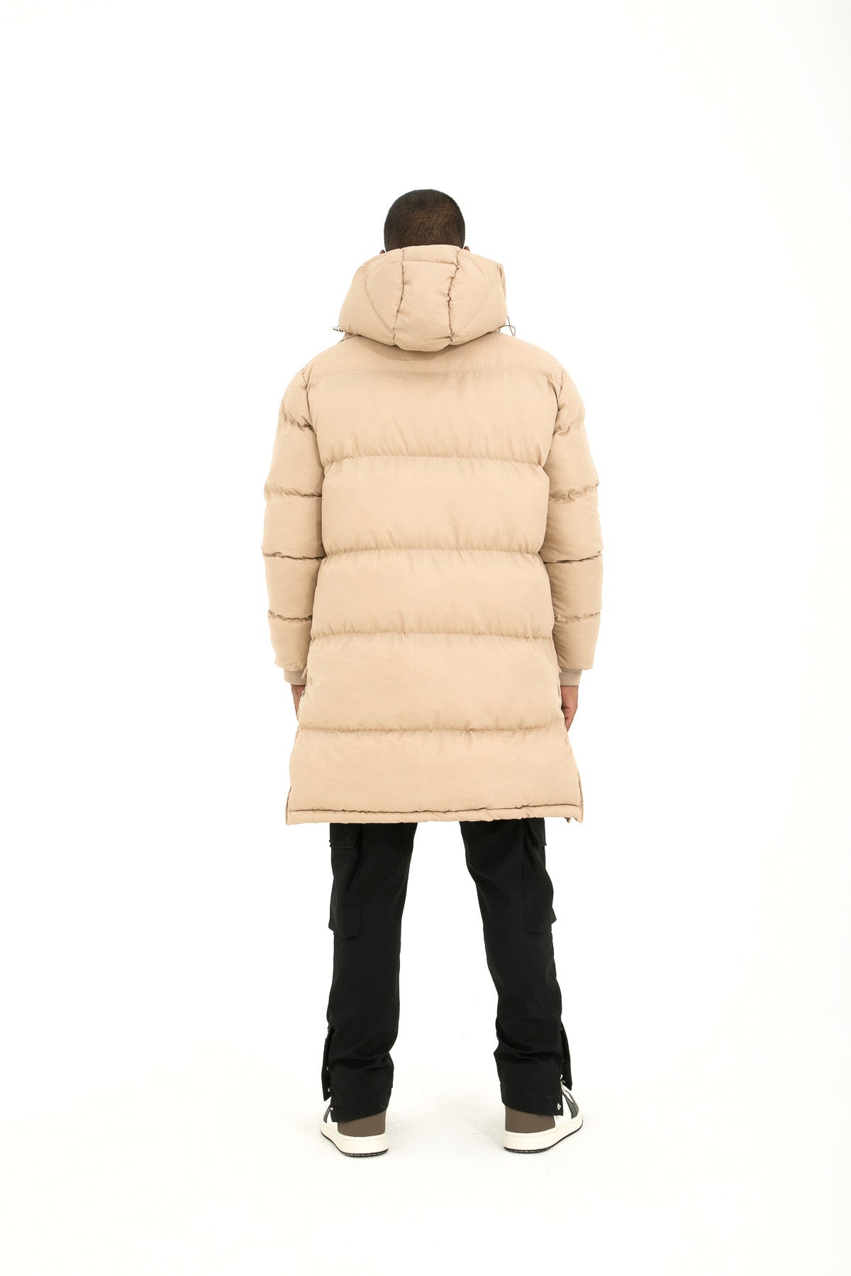 Parka Doudoune longue beige