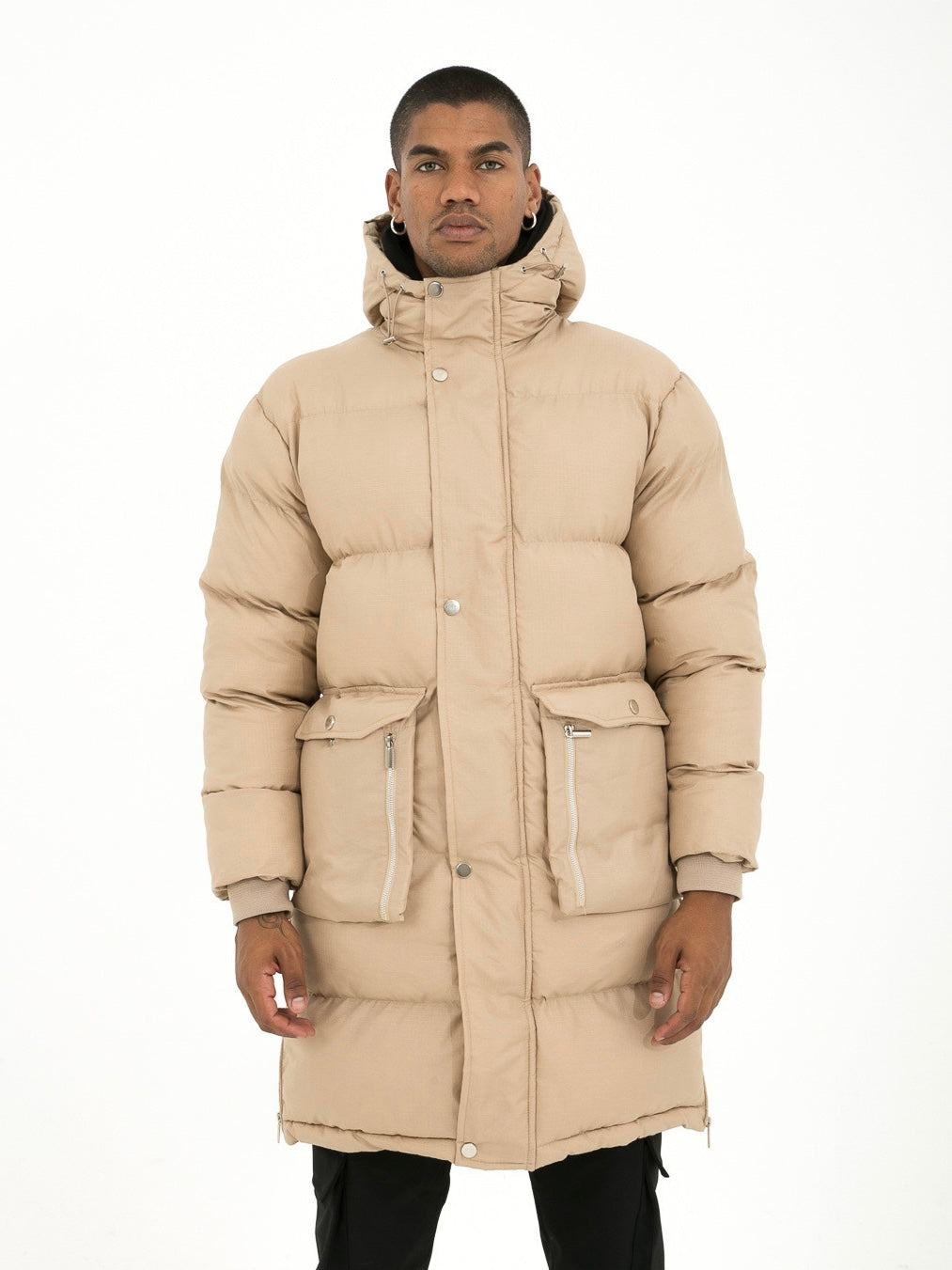 Parka Doudoune longue beige