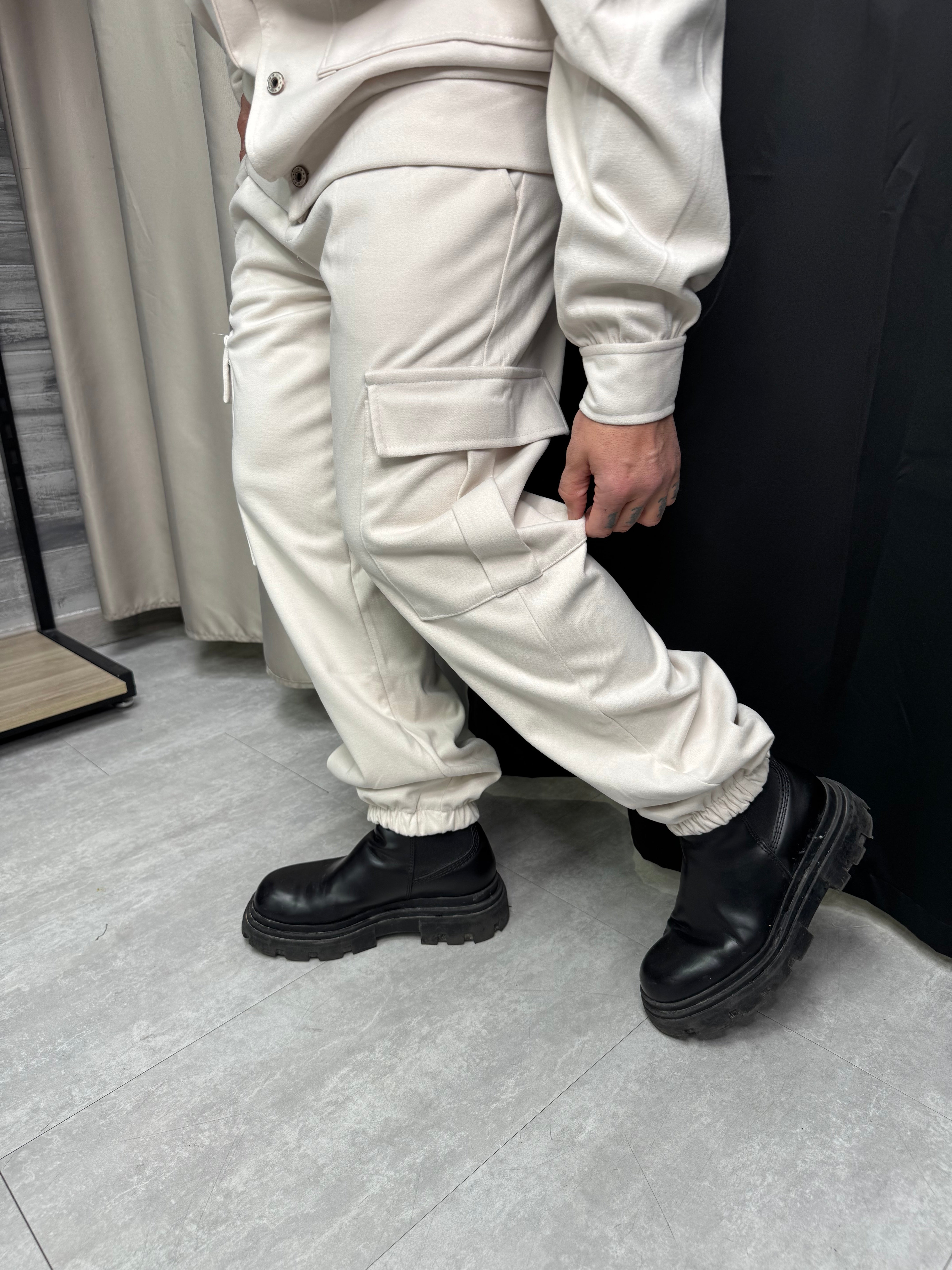 Pantalon Cargo Roma beige