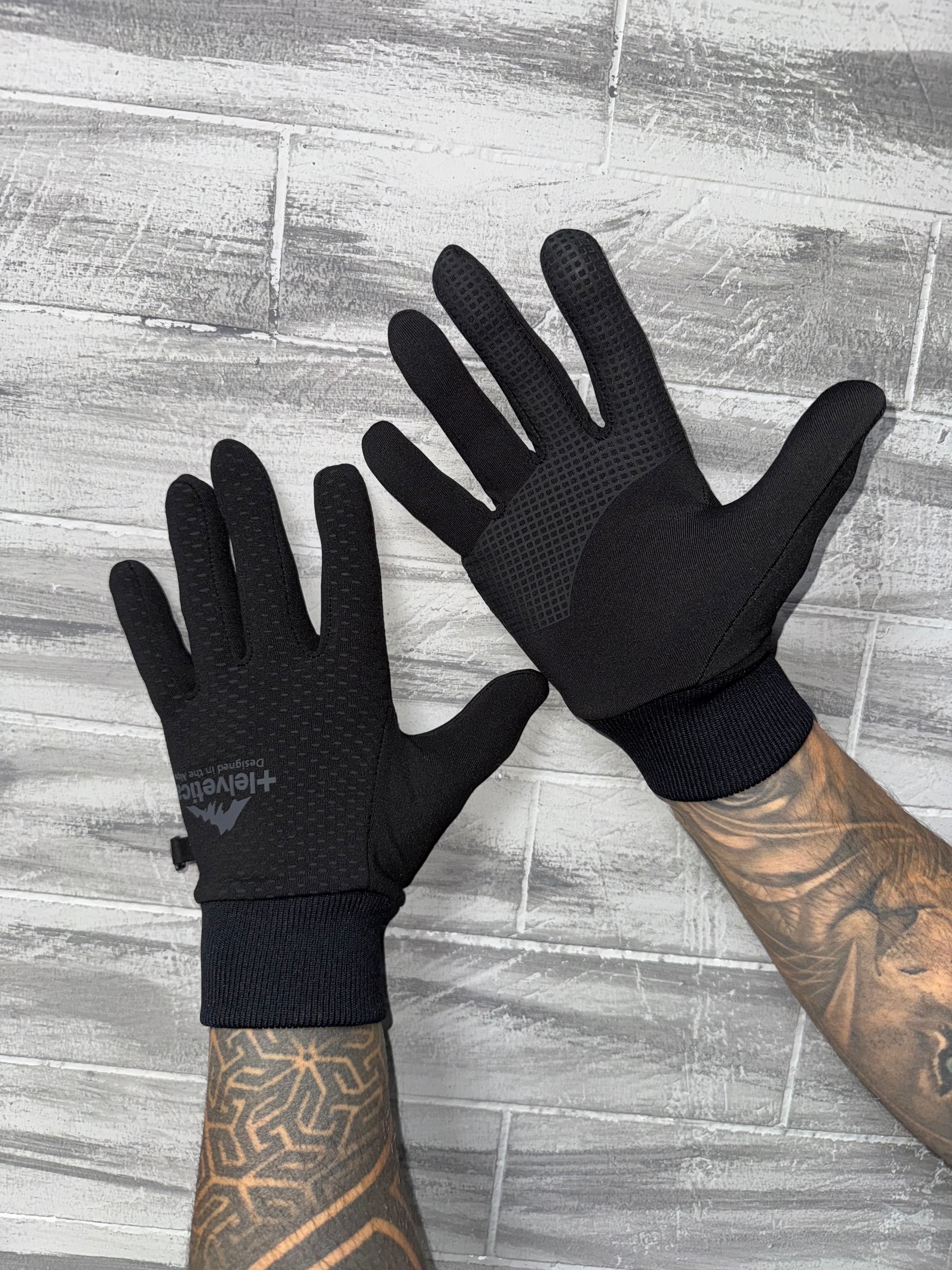 Helvetica - Gants Lasko noir