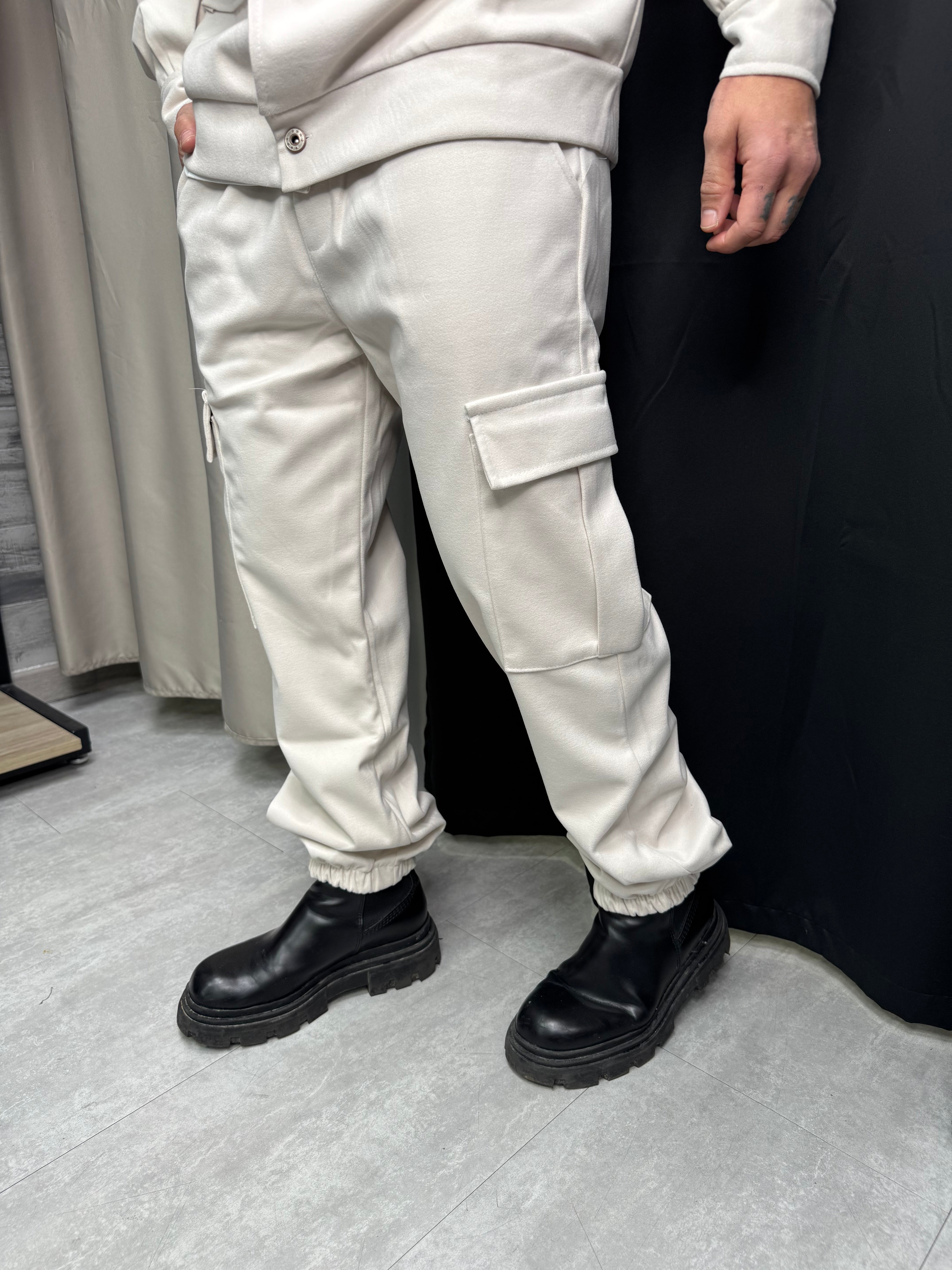 Pantalon Cargo Roma beige