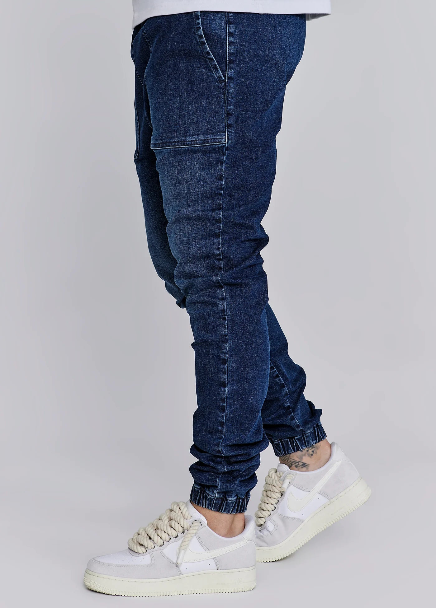 SikSilk - Black Washed Skinny Jeans