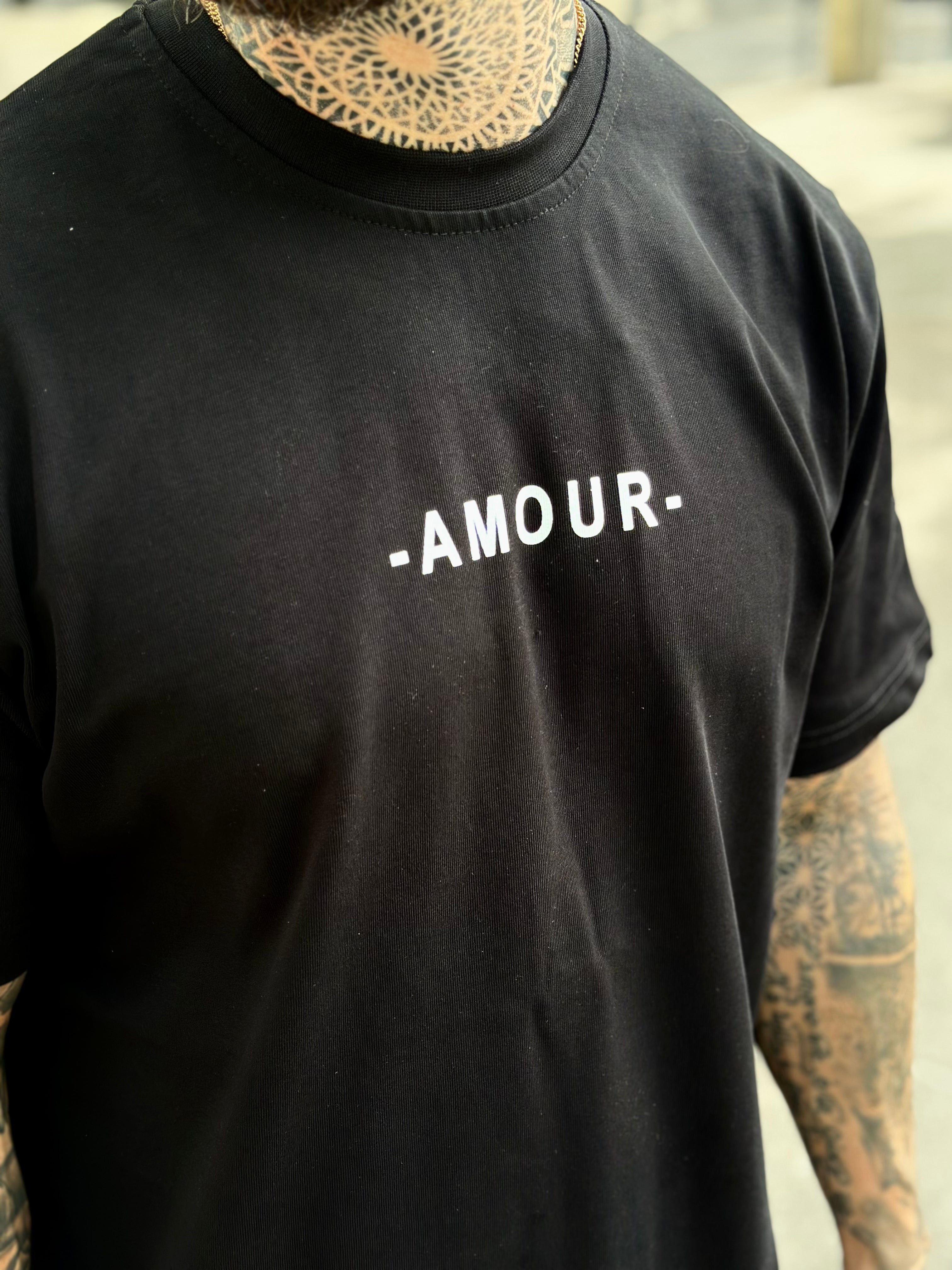 T-shirt Amour Noir