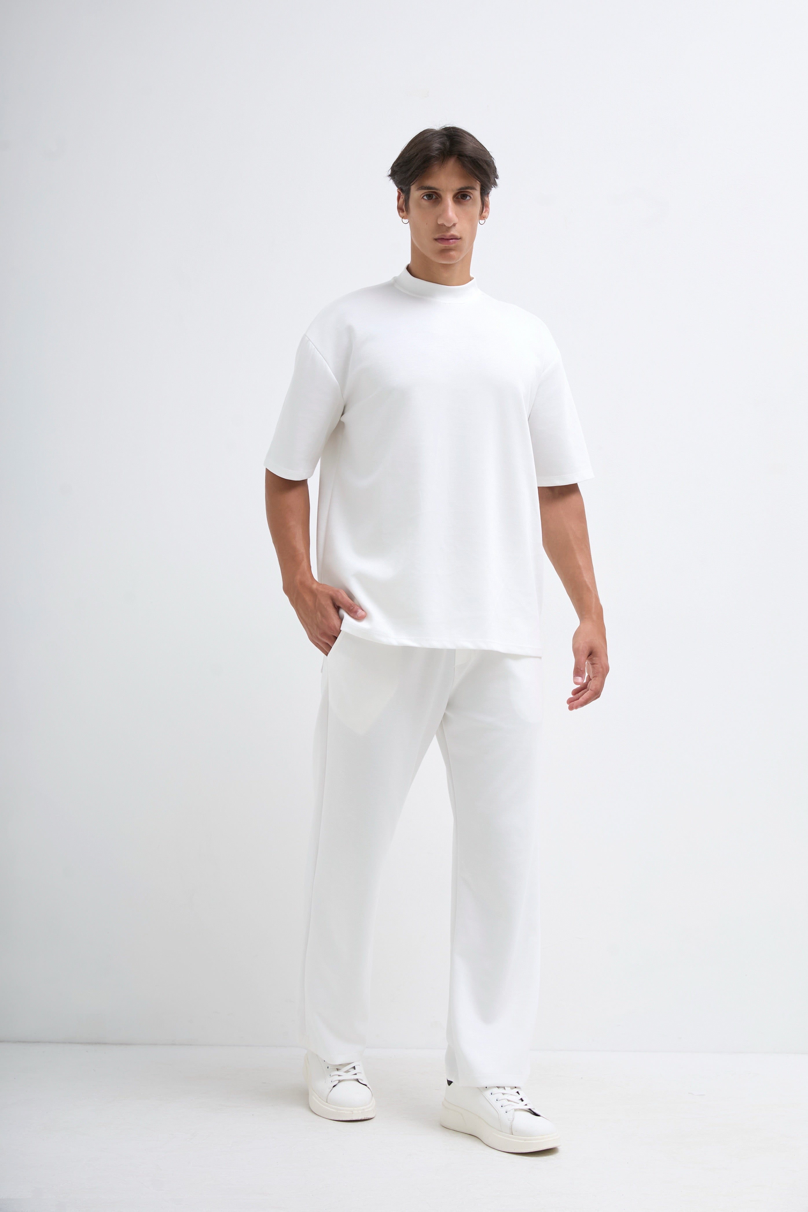 Pantalon fluide blanc Tulum