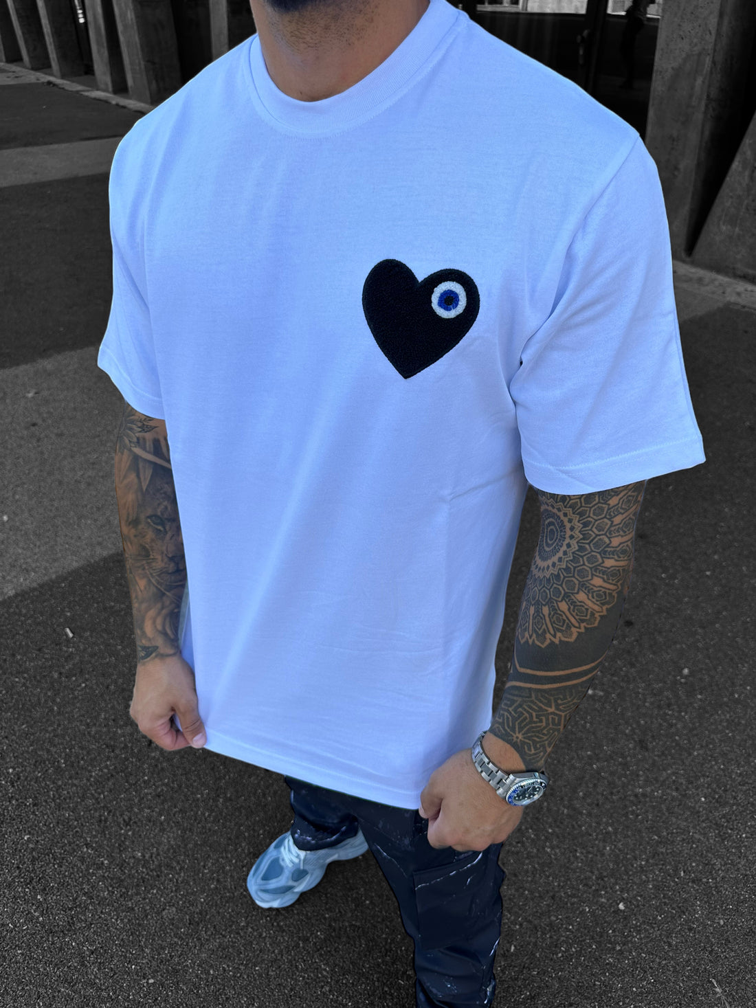 ADJ - White Love T-shirt – Stayin