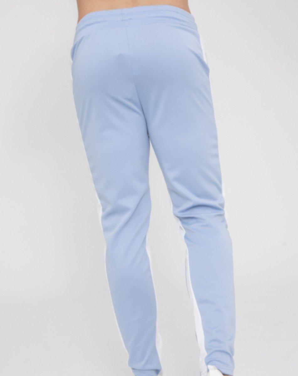 Frilivin - Pantalon bleu bande blanche #1565 - Stayin